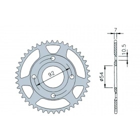 Rear Sprocket 46 teeth – 428 Yamaha TZR