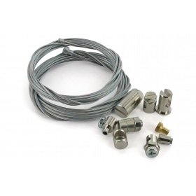 Droselēšanas troses / sajūga troses remonta komplekts 2x 2,5 m universāls