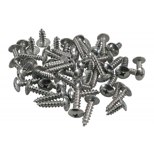 Apšuvuma skrūvju komplekts (50 gab.), nerūsējošais tērauds Apšuvuma skrūvju komplekts (50 gab.), nerūsējošais tērauds