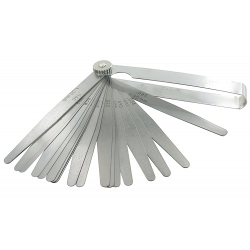 Mērītājs, 20 asmeņi (0,05 - 1,00 mm), universāls Mērītājs, 20 asmeņi (0,05 - 1,00 mm), universāls