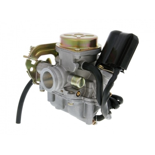 Carburettor spare 101 Octane metal cover GY6 / Kymco / Peugeot / Piaggio 50cc 4 stroke Carburettor spare 101 Octane metal cover GY6 / Kymco / Peugeot / Piaggio 50cc 4 stroke