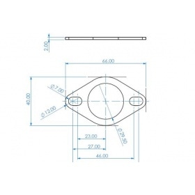 Stage6 Exhaust Gasket Pro Replica 29.5mm Minarelli / Peugeot / Piaggio / TGB
