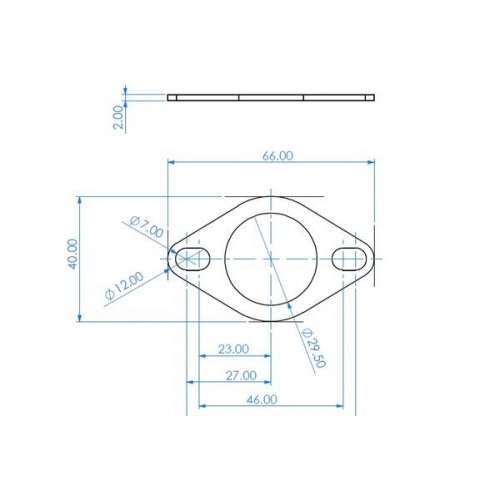 Izplūdes gāzu blīve Stage6 Pro Replica 29.5mm Minarelli / Peugeot / Piaggio / TGB Izplūdes gāzu blīve Stage6 Pro Replica 29.5mm Minarelli / Peugeot / Piaggio / TGB