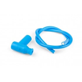 Aizdedzes kabelis ar aizdedzes sveces vāciņu zils