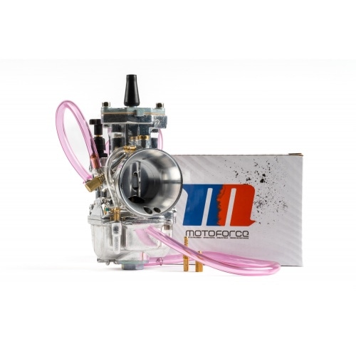 Carburetor type PWK MotoForce Racing chrome 28 - 34 mm Carburetor type PWK MotoForce Racing chrome 28 - 34 mm