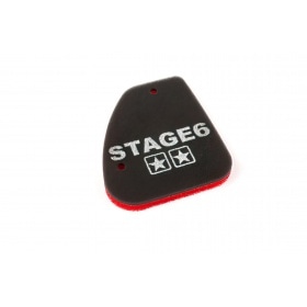 Air Filter Box transparent + Stage6 Filter Foam Peugeot verticale