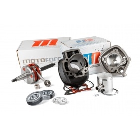 Tuning Kit Motoforce Racing cylinder + crankshaft 70 cast iron Piaggio LC