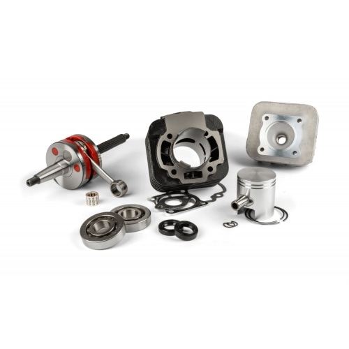 Tuning Kit Motoforce Racing cylinder + crankshaft 70 cast iron Piaggio AC Tuning Kit Motoforce Racing cylinder + crankshaft 70 cast iron Piaggio AC