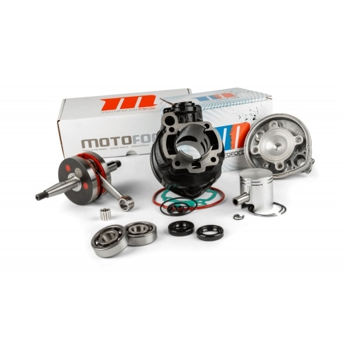 Тюнинг комплект Motoforce Racing цилиндр + коленвал 70 чугун Minarelli AM6 Тюнинг комплект Motoforce Racing цилиндр + коленвал 70 чугун Minarelli AM6