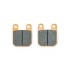 Brake Pads RACING, sintered metal, S11, 45.5x36x6mm Brake Pads RACING, sintered metal, S11, 45.5x36x6mm