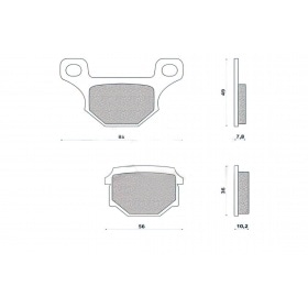Brake Pads Racing Aprilia / Derbi / Keeway / Rieju / TGB / Motorhispania