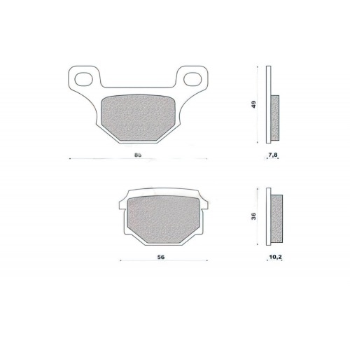Brake Pads Racing Aprilia / Derbi / Keeway / Rieju / TGB / Motorhispania Brake Pads Racing Aprilia / Derbi / Keeway / Rieju / TGB / Motorhispania