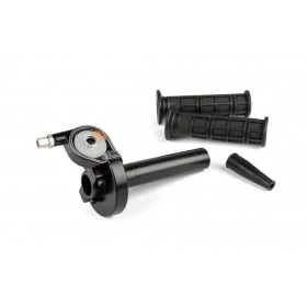 Ātrās darbības droseles rokturis melns / gumijas rokturi