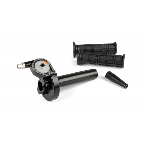 Ātrās darbības droseles rokturis melns / gumijas rokturi Ātrās darbības droseles rokturis melns / gumijas rokturi