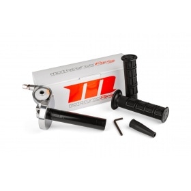 Ātrās darbības droseles rokturis hroma / gumijas rokturi