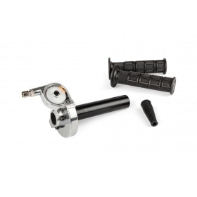 Ātrās darbības droseles rokturis hroma / gumijas rokturi