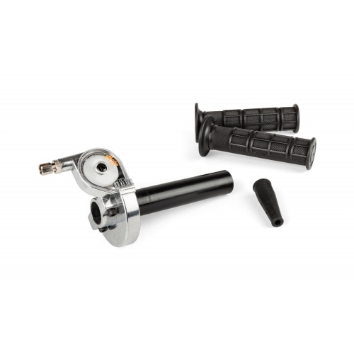 Ātrās darbības droseles rokturis hroma / gumijas rokturi Ātrās darbības droseles rokturis hroma / gumijas rokturi