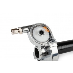 Ātrās darbības droseles rokturis hroma / gumijas rokturi