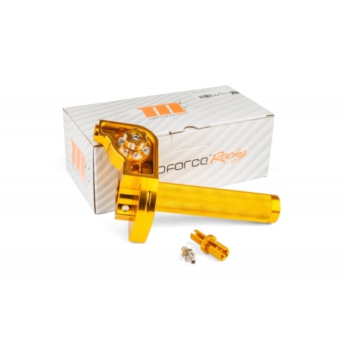 Quick Action Throttle MotoForce Racing CNC Aluminium Gold Quick Action Throttle MotoForce Racing CNC Aluminium Gold
