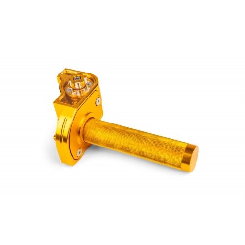 Quick Action Throttle MotoForce Racing CNC Aluminium Gold Quick Action Throttle MotoForce Racing CNC Aluminium Gold