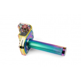 Quick-Action Throttle MotoForce Racing aluminum CNC Neochrome