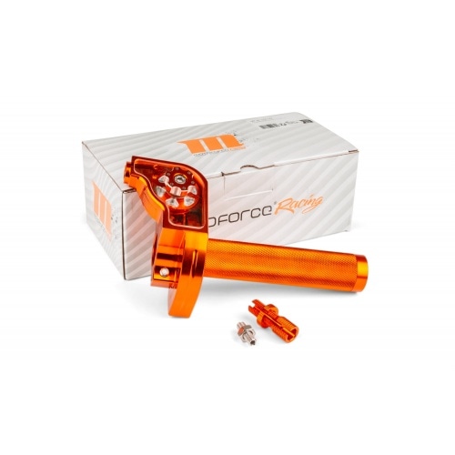 Quick Action Throttle MotoForce Racing CNC Aluminium orange Quick Action Throttle MotoForce Racing CNC Aluminium orange
