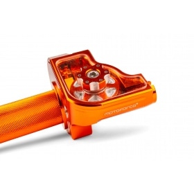 Quick Action Throttle MotoForce Racing CNC Aluminium orange
