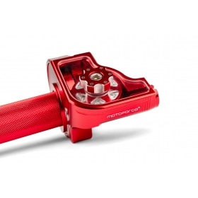 Quick Action Throttle MotoForce Racing CNC Aluminium Red
