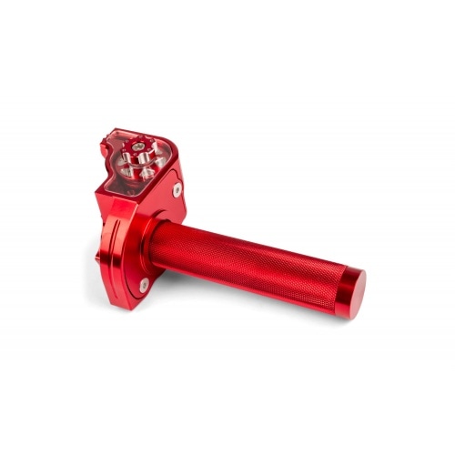 Quick Action Throttle MotoForce Racing CNC Aluminium Red Quick Action Throttle MotoForce Racing CNC Aluminium Red