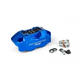 Brake Caliper 4-piston MotoForce Racing blue