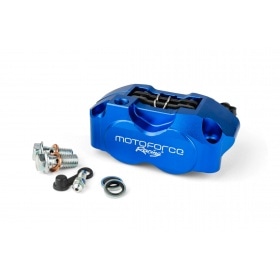Brake Caliper 4-piston MotoForce Racing blue