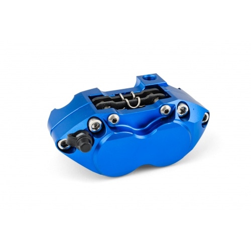 Brake Caliper 4-piston MotoForce Racing blue Brake Caliper 4-piston MotoForce Racing blue