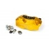 Brake Caliper 4-piston MotoForce Racing gold Brake Caliper 4-piston MotoForce Racing gold