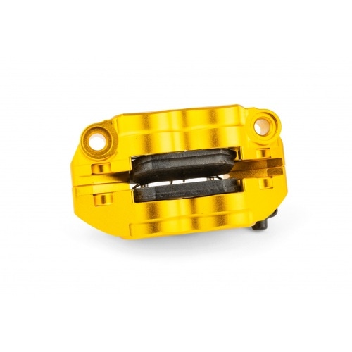 Brake Caliper 4-piston MotoForce Racing gold Brake Caliper 4-piston MotoForce Racing gold