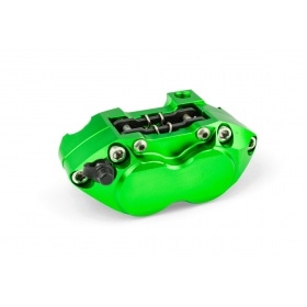 Brake Caliper 4-piston MotoForce Racing green