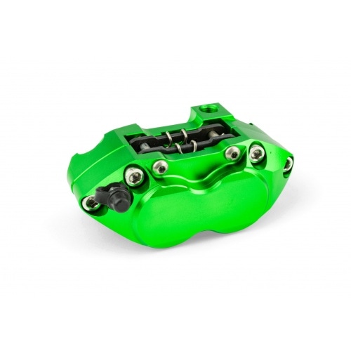 Brake Caliper 4-piston MotoForce Racing green Brake Caliper 4-piston MotoForce Racing green