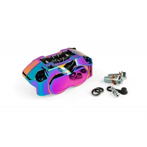 4-piston brake caliper MotoForce Racing neochrom 4-piston brake caliper MotoForce Racing neochrom