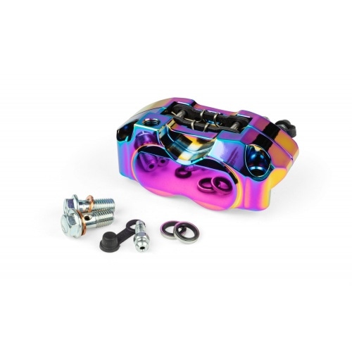 4-piston brake caliper MotoForce Racing neochrom 4-piston brake caliper MotoForce Racing neochrom