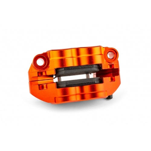 Brake Caliper 4-piston MotoForce Racing orange Brake Caliper 4-piston MotoForce Racing orange