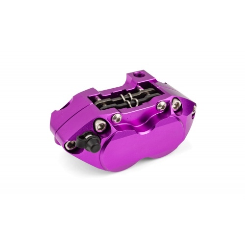 4-поршневой тормозной суппорт MotoForce Racing фиолетовый 4-поршневой тормозной суппорт MotoForce Racing фиолетовый