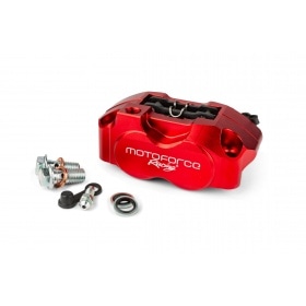 Brake Caliper 4-piston MotoForce Racing red