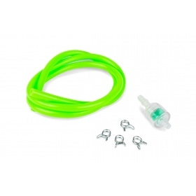 Komplekts Degvielas šļūtene + filtrs d.5mm neona zaļš