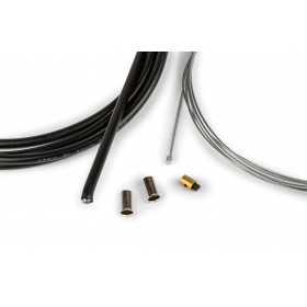 Droselēšanas kabeļa komplekts universāls 1,2 mm x 2 metri Motoforce Racing melns