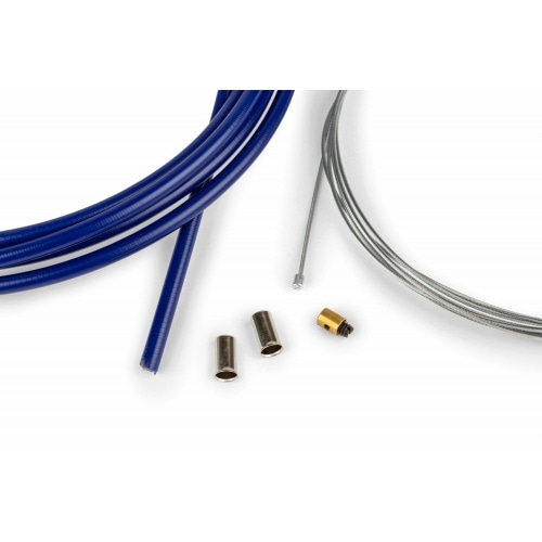 Droselēšanas kabeļa komplekts universāls 1,2 mm x 2 metri Motoforce Racing zils Droselēšanas kabeļa komplekts universāls 1,2 mm x 2 metri Motoforce Racing zils