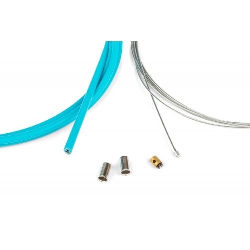 Droselēšanas kabeļa komplekts universāls 1,2 mm x 2 metri Motoforce Racing spilgti zils Droselēšanas kabeļa komplekts universāls 1,2 mm x 2 metri Motoforce Racing spilgti zils