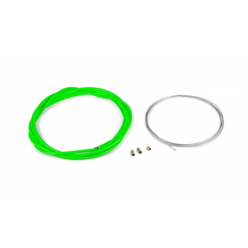 Throttle Cable Kit universal 1.2mm x 2 meters Motoforce Racing neon green Throttle Cable Kit universal 1.2mm x 2 meters Motoforce Racing neon green