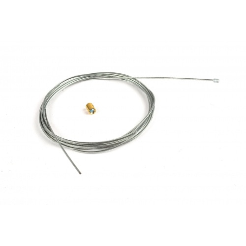 Droselēšanas kabeļa komplekts universāls 1,2 mm x 2 metri Motoforce Racing Lazer hroma krāsā Droselēšanas kabeļa komplekts universāls 1,2 mm x 2 metri Motoforce Racing Lazer hroma krāsā