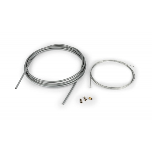 Droselēšanas kabeļa komplekts universāls 1,2 mm x 2 metri Motoforce Racing pelēks Droselēšanas kabeļa komplekts universāls 1,2 mm x 2 metri Motoforce Racing pelēks