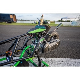 Racing Radiator Hose MXS Racing 1m bent green