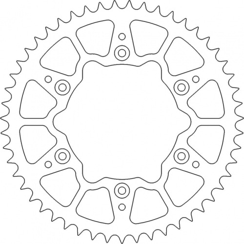 Rear Sprocket Moto Master 520 aluminium 42 teeth orange KTM / Husqvarna Rear Sprocket Moto Master 520 aluminium 42 teeth orange KTM / Husqvarna